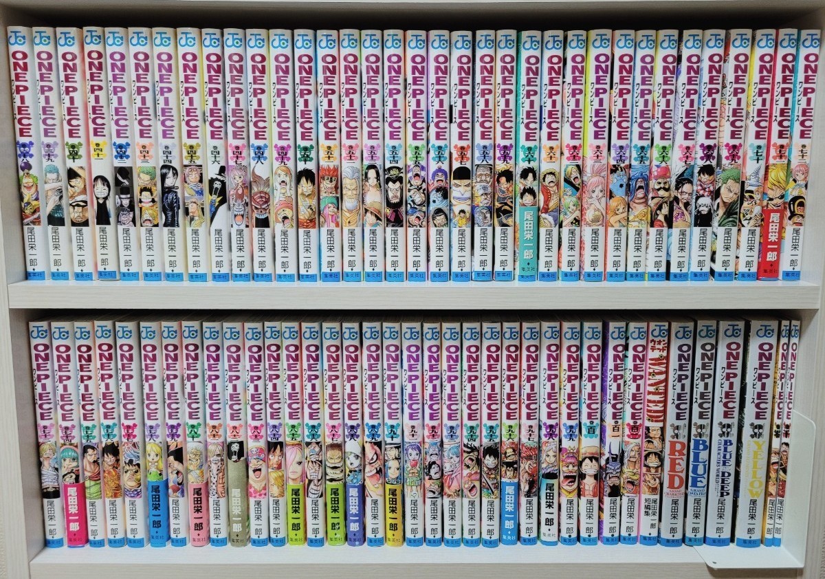 ONEPIECE既存全巻102巻+関連本7巻合計109巻セット/A01｜Yahoo!フリマ