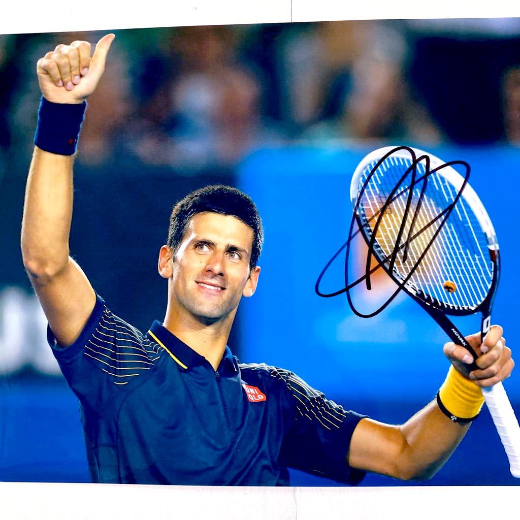 パリオリンピック 金メダリスト ノバク・ジョコビッチ 直筆サイン入り