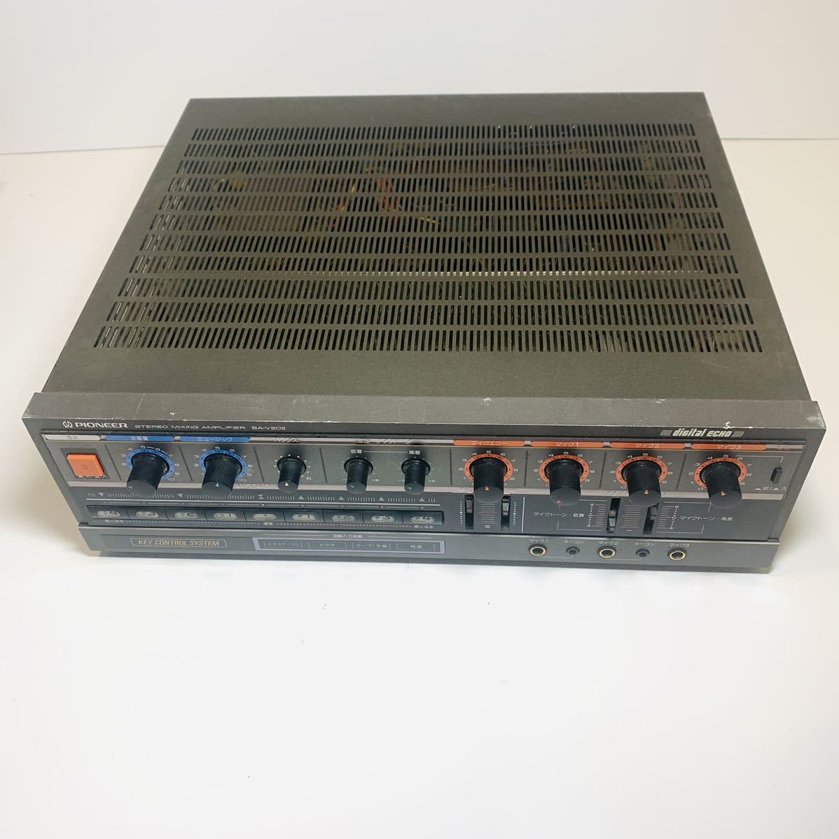 2899 PIONEER/パイオニア SA-V20II カラオケ用ミキシングアンプ 音響