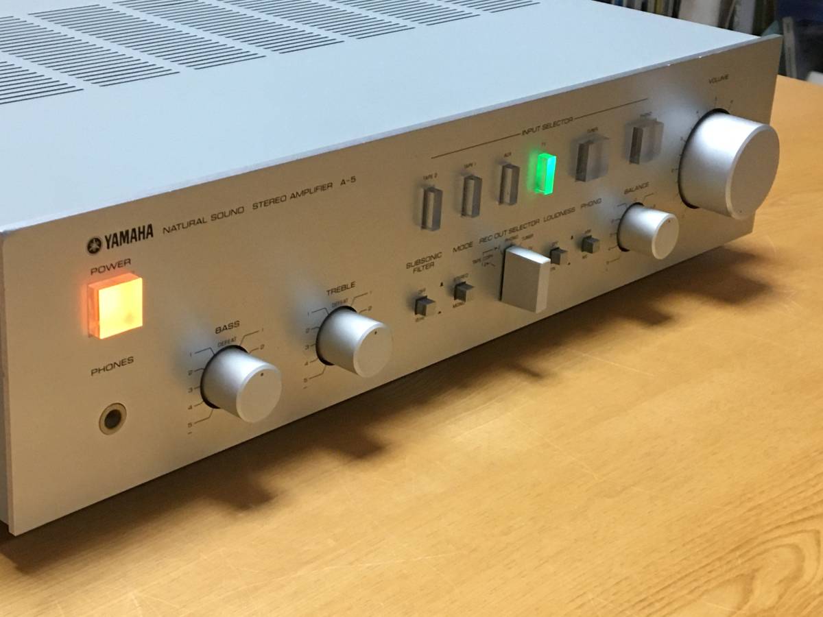 Yahoo!オークション - 調整済 YAMAHA A-5 プリメインアンプ 動作品