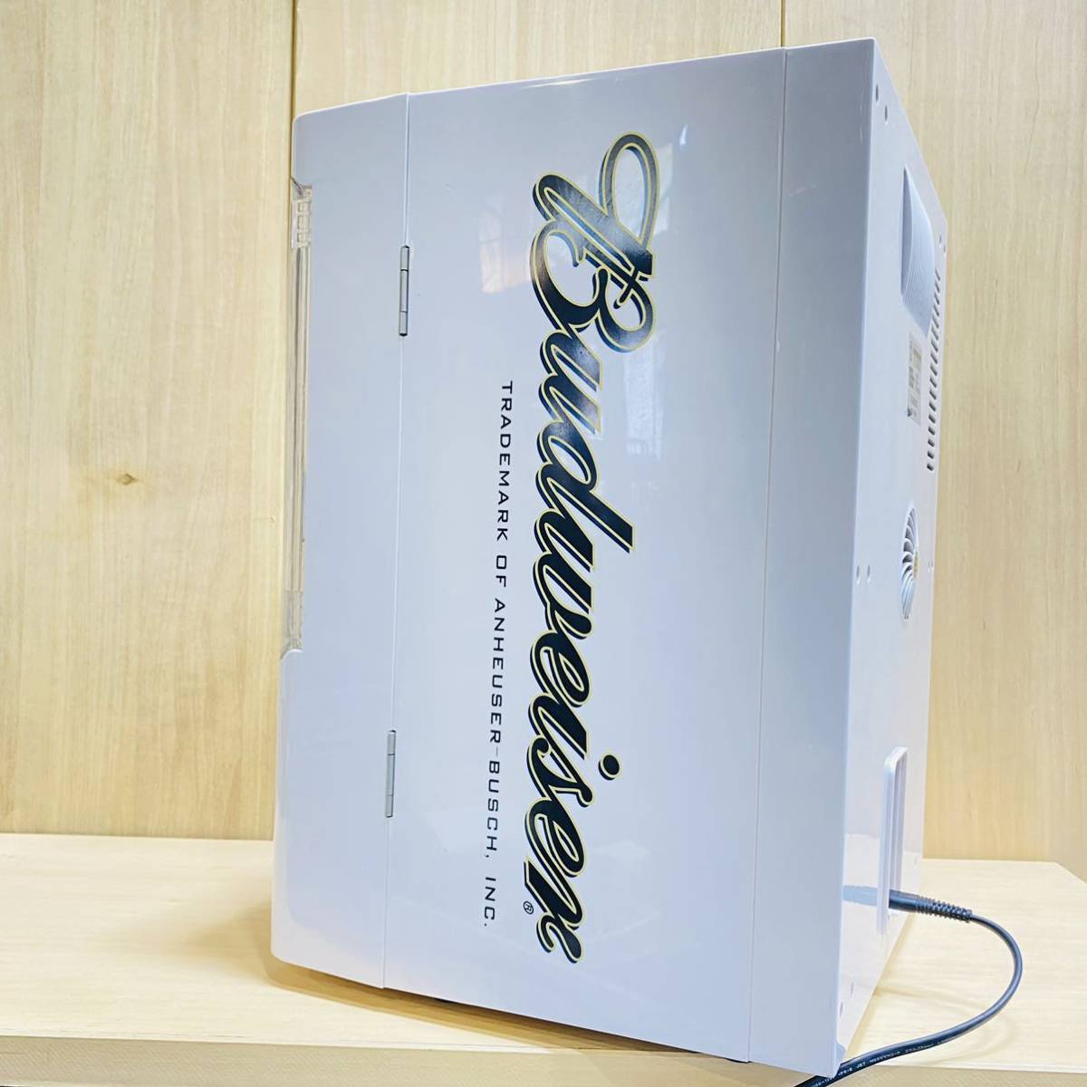 希少・動作確認済】 バドワイザー ミニ自動販売機型冷蔵庫 希少・動作