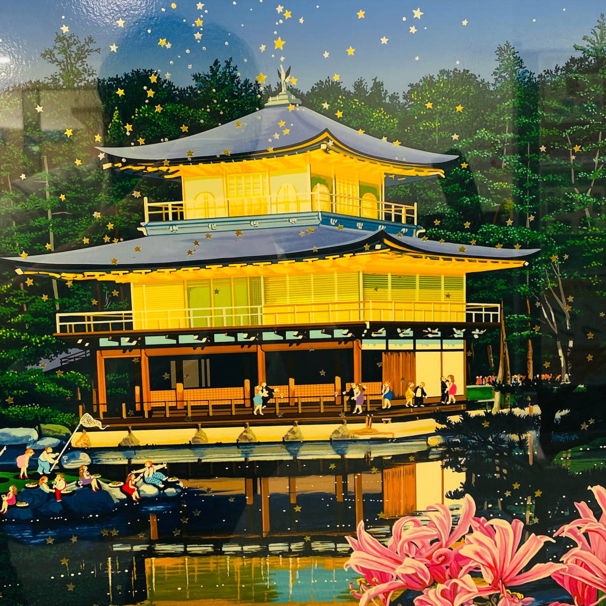 ☆超レア ヒロヤマガタ 風景画 原画 直筆サイン入 世界的人気作家