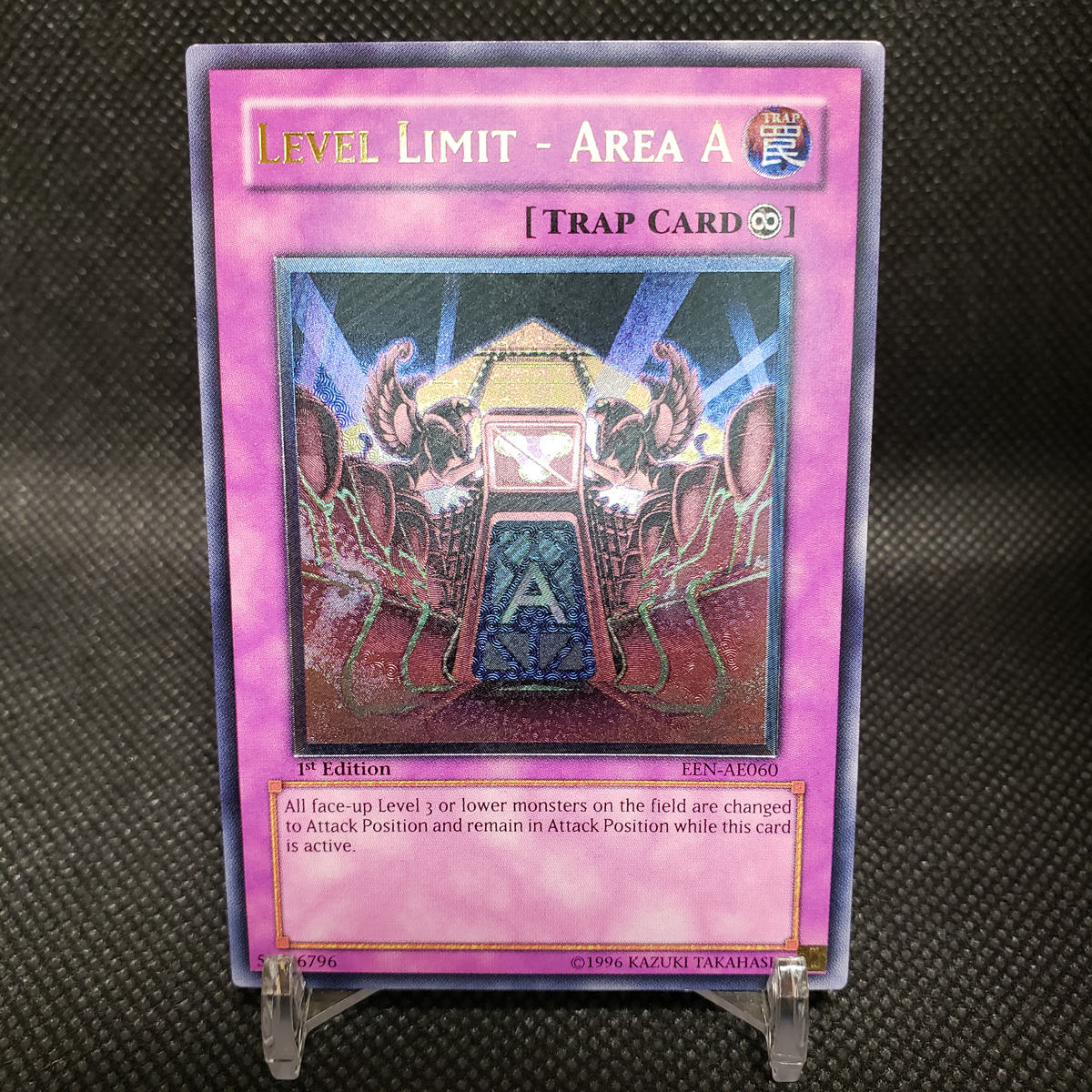 遊戯王 レベル制限A地区 旧アジア版 レリーフ PSA10 EEN-AE060 遊戯王