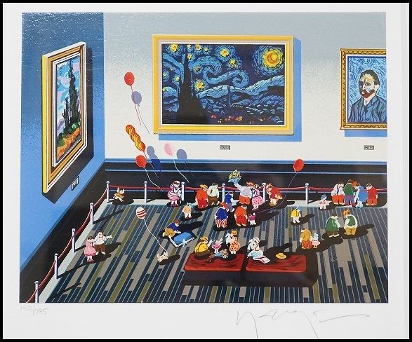 Yahoo!オークション - ヒロ・ヤマガタ『ゴッホミュージアム』額装 シル