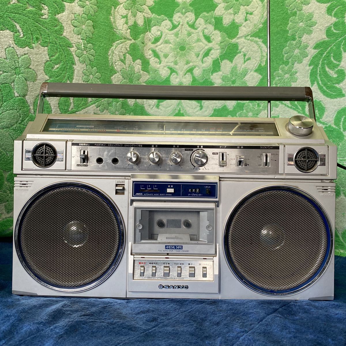 1980年代 サンヨー メタル ラジカセ sanyo mr-x830 整備済 【公式通販】