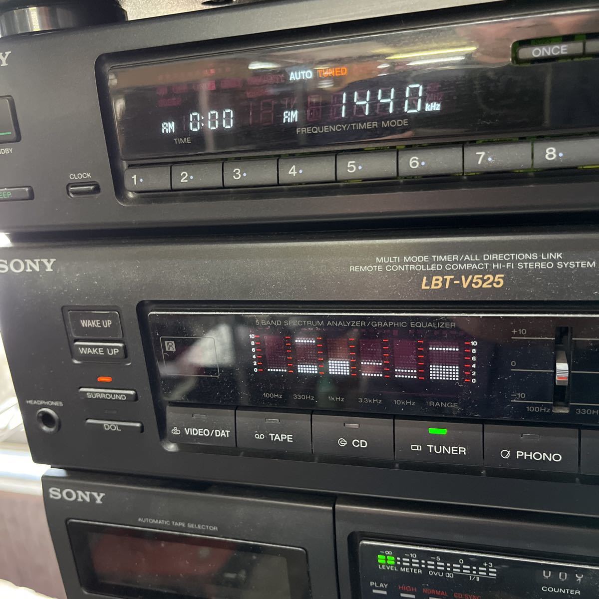 Yahoo!オークション - システムコンポ SONY リバティ LBT-V525 昭和 懐