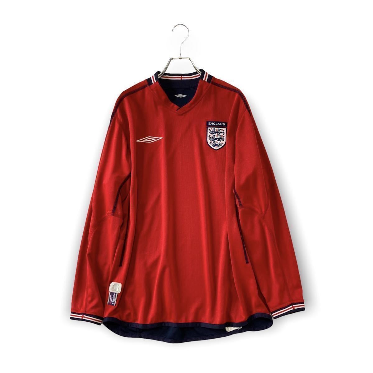 UMBRO 02-04年/イングランド代表/リバーシブルユニフォーム/長袖/国内