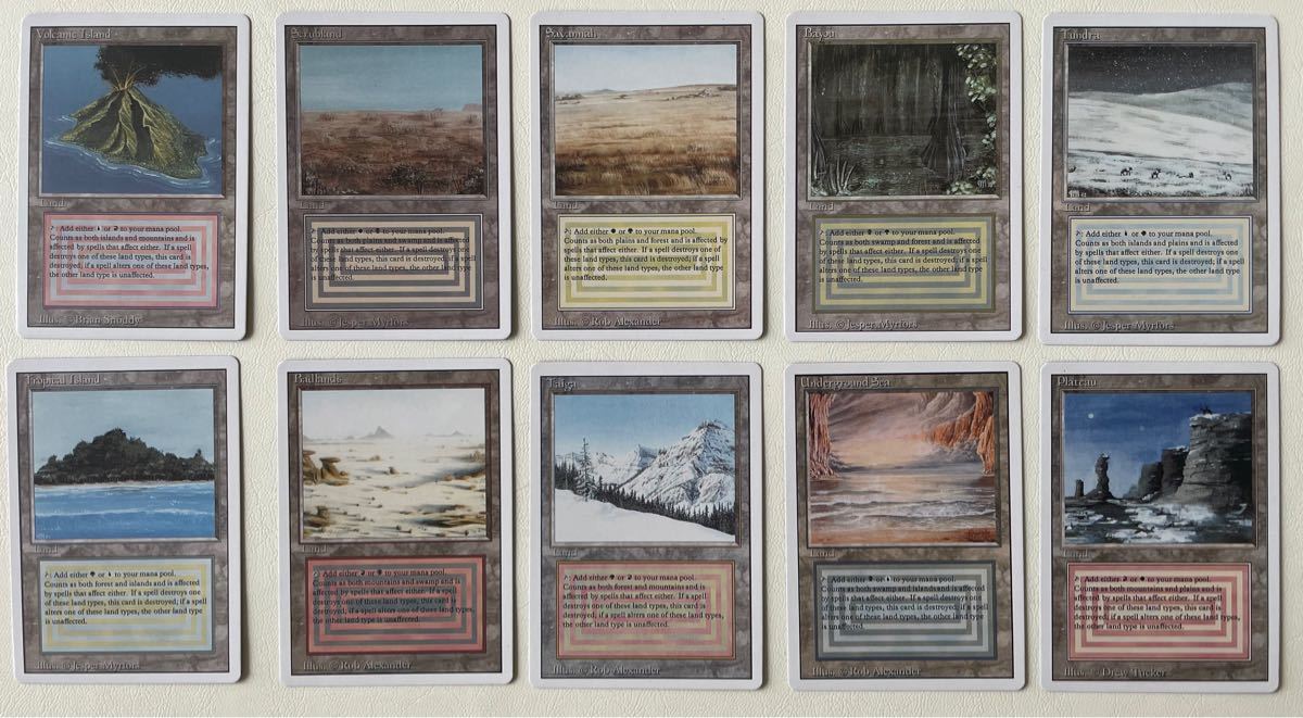 MTG デュアルランド プロキシ 10種セット｜Yahoo!フリマ（旧PayPayフリマ）