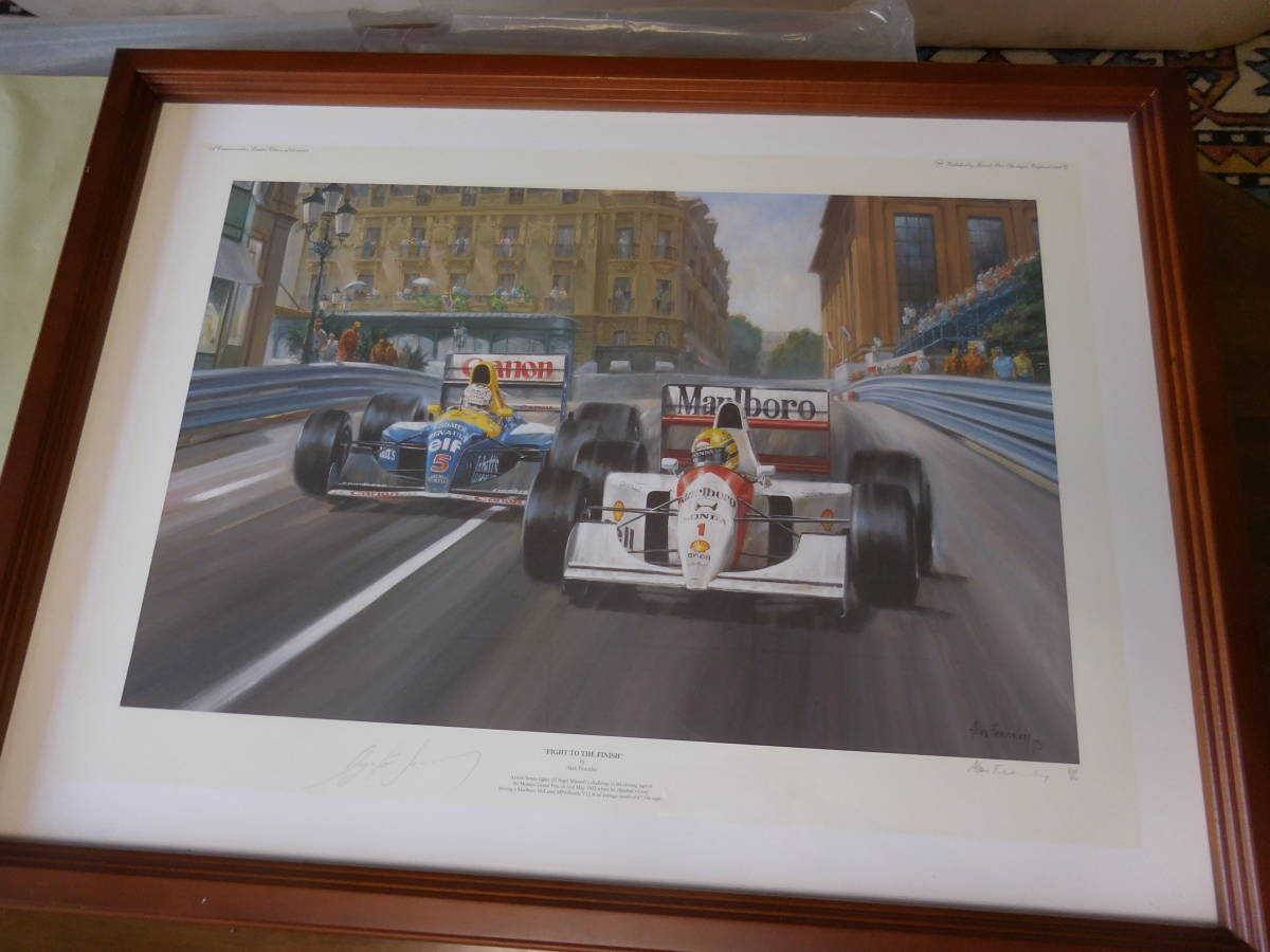 Yahoo!オークション - 【セナ直筆サイン入りリトグラフ 未展示】FIGHT