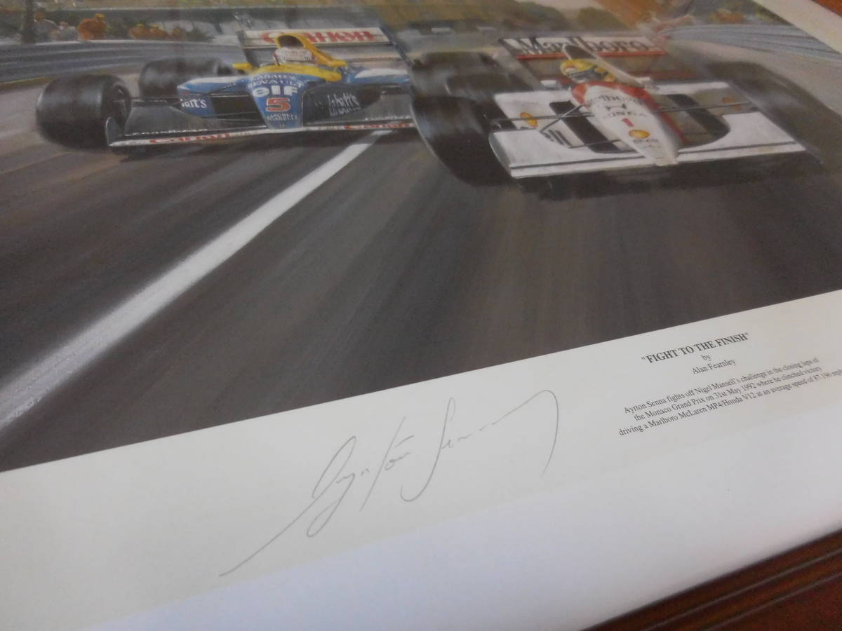 Yahoo!オークション - 【セナ直筆サイン入りリトグラフ 未展示】FIGHT