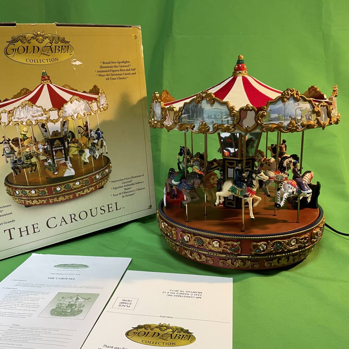 希少 ミスタークリスマス メリーゴーランド ゴールドレーベル