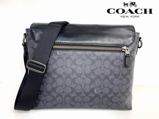 美品 送料無料 コーチ メンズ COACH メトロポリタン メッセンジャー