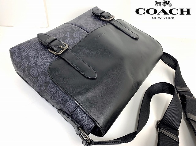 美品 送料無料 コーチ メンズ COACH メトロポリタン メッセンジャー