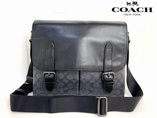 美品 送料無料 コーチ メンズ COACH メトロポリタン メッセンジャー