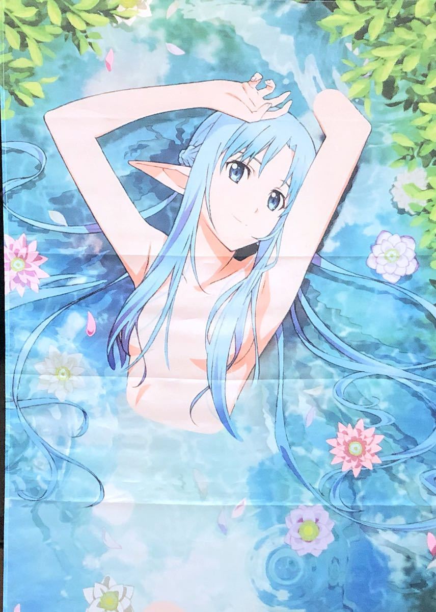 Yahoo!オークション - SAO アスナ 等身大シャワータペストリー ソード