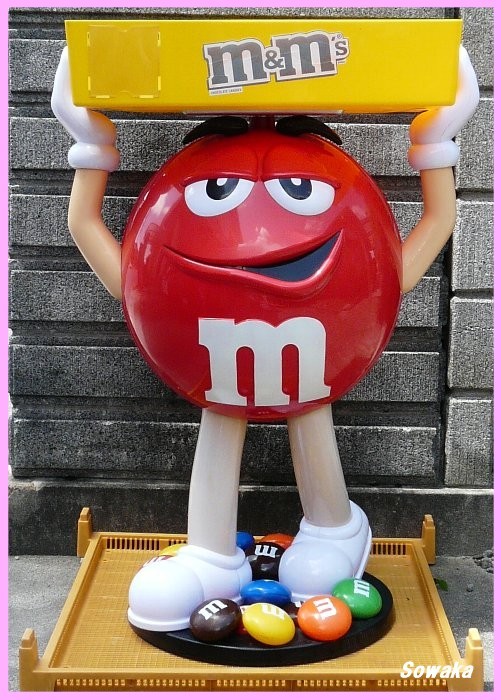 Yahoo!オークション - 非売品 大型 店頭用ディスプレイ M&M's エム＆エ