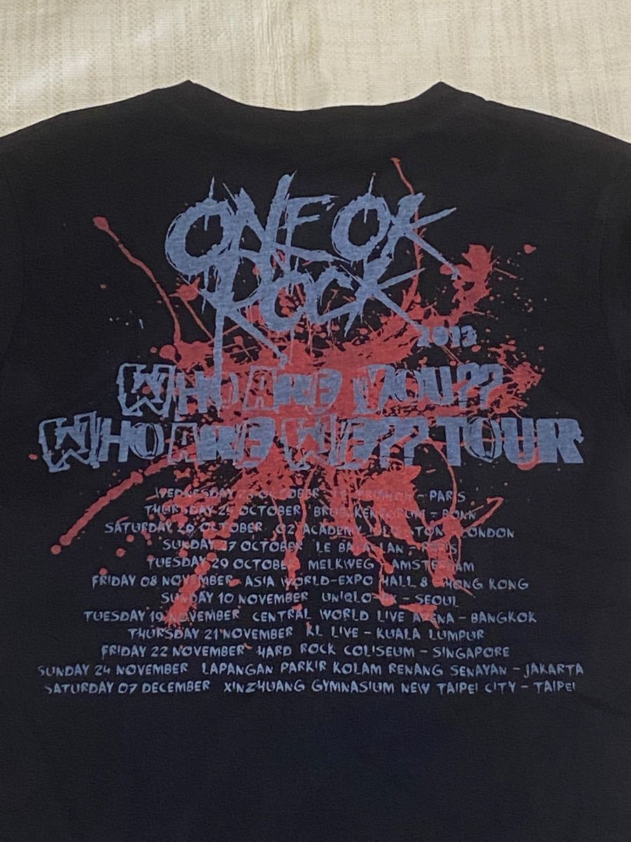 美品 ONE OK ROCK 2013年 海外ツアー限定Tシャツ ワンオクロック