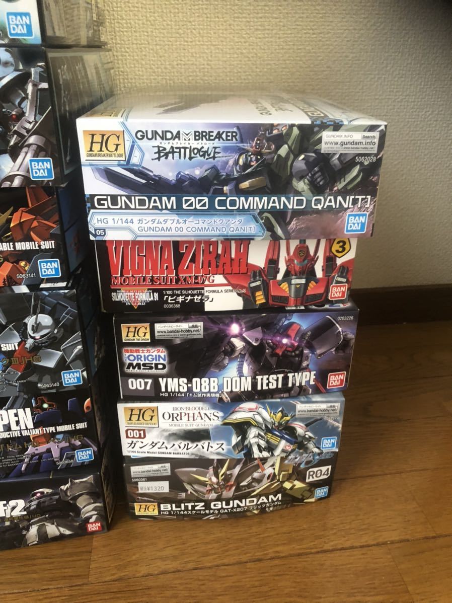 ガンダムプラモデル バンダイガンプラ 未組立 hg まとめ