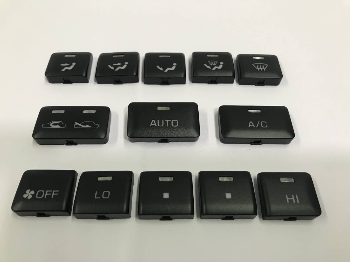 希少 入手困難 トヨタ純正 ランクル80 エアコンスイッチ ヒーター