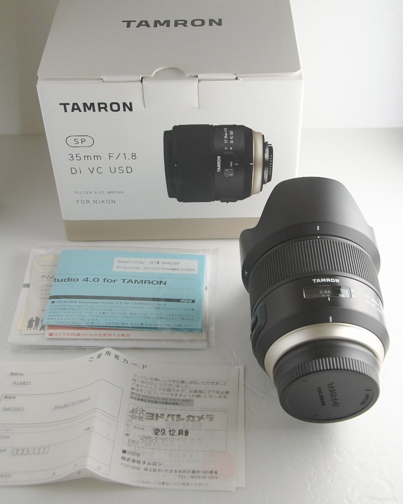 タムロンSP35mm F1 8 Di VC USD ニコンFマウント｜Yahoo!フリマ（旧