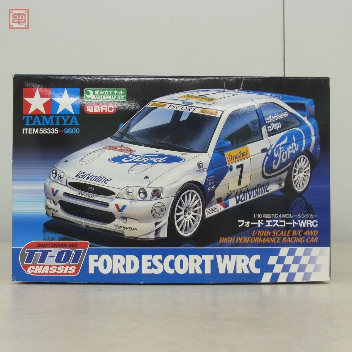 Yahoo!オークション - 未組立 タミヤ 1/10 フォード エスコート WRC IT