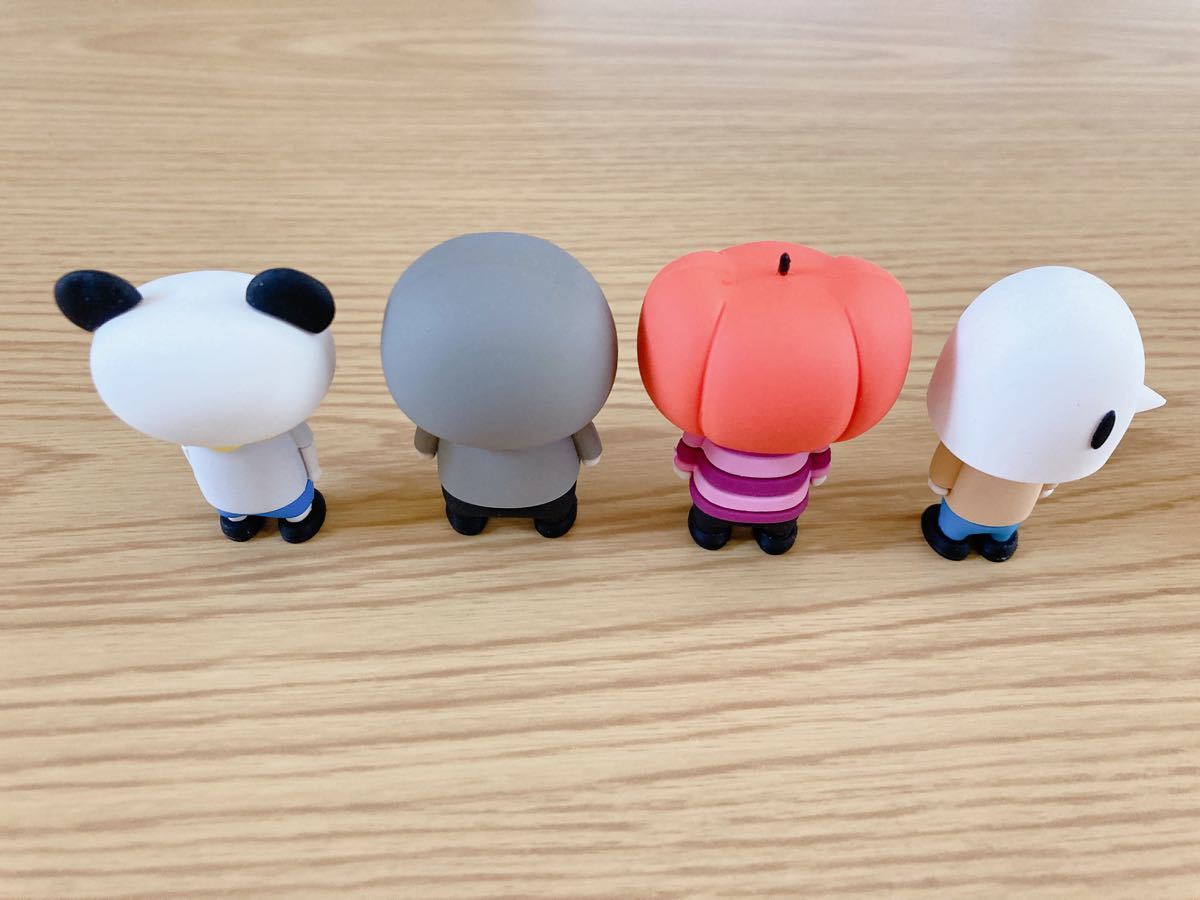 ナポリの男たち ラバーマスコット4体セット ナポリの男たち ラバー