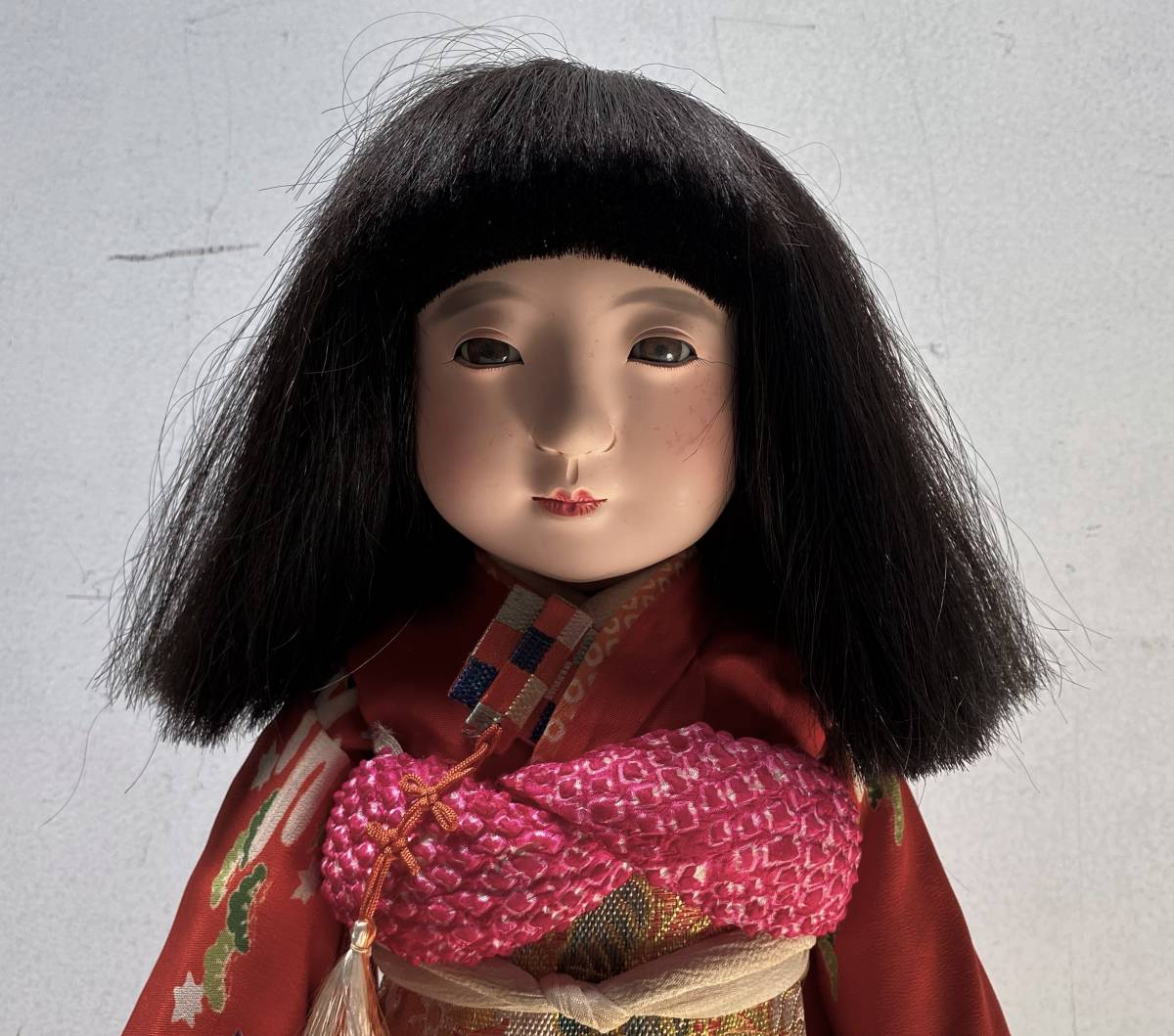 Yahoo!オークション - 時代 市松人形 女の子 いちまさん 日本人形 古い
