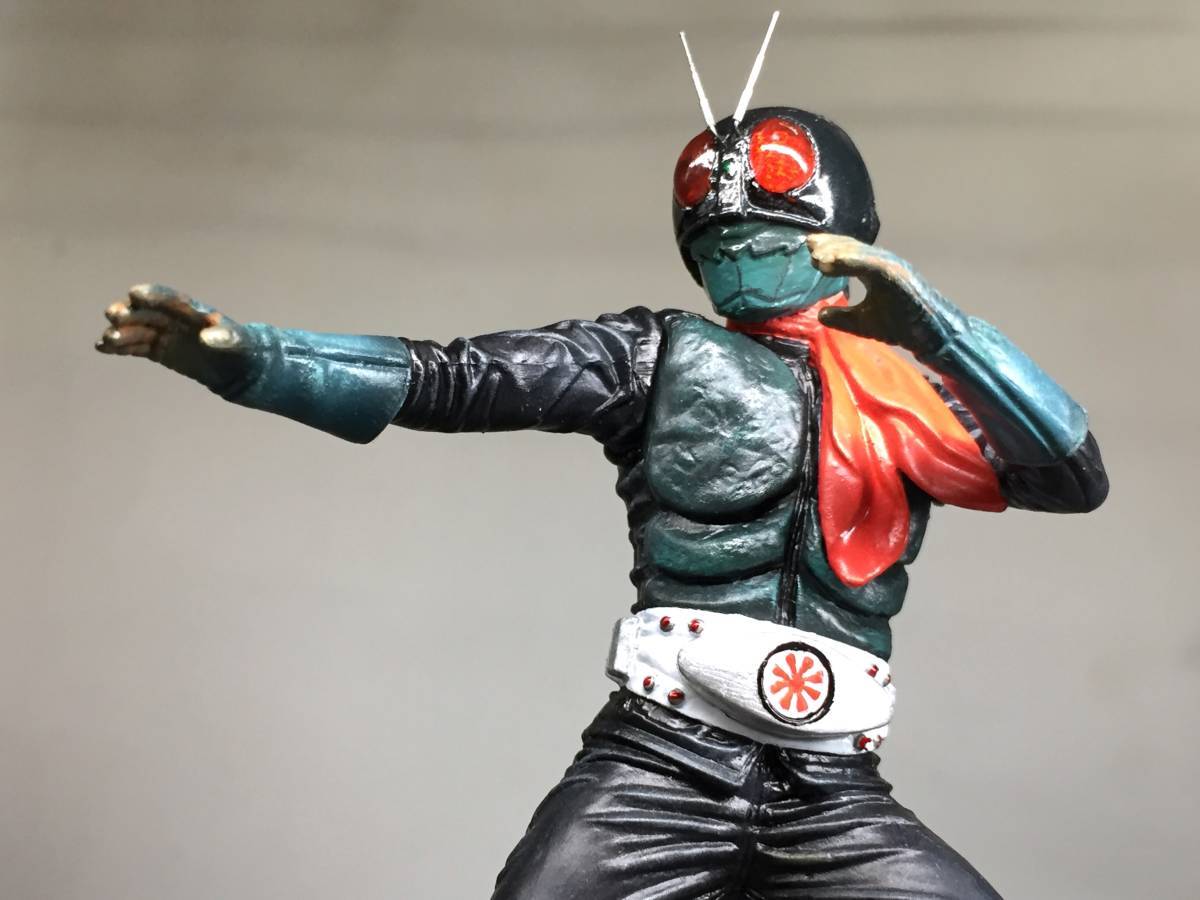 Yahoo!オークション - 改造 リペイント 完成品 仮面ライダー 桜島1号 H