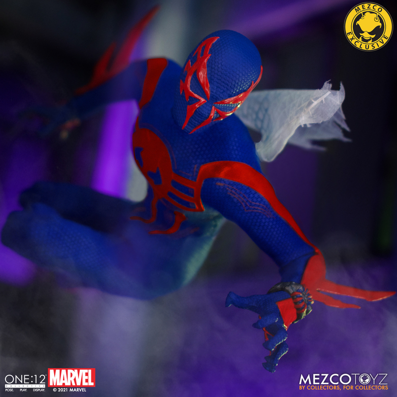 メズコ ワン:12 スパイダーマン 2099 Spider-Man 2099 Mezco 限定 ONE