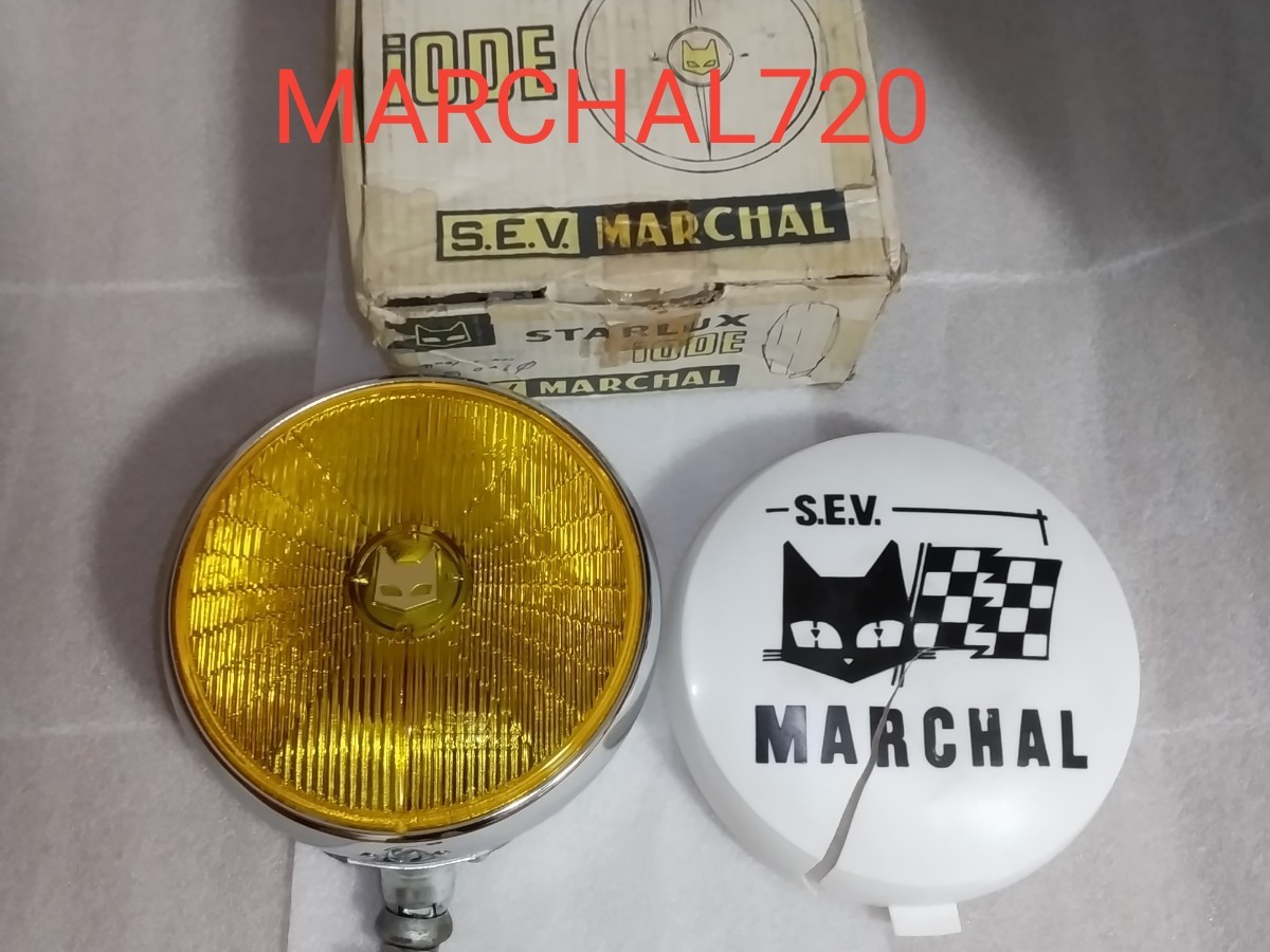 新品 マーシャル 720 イエローレンズ 金猫 フォグランプ カバー付き