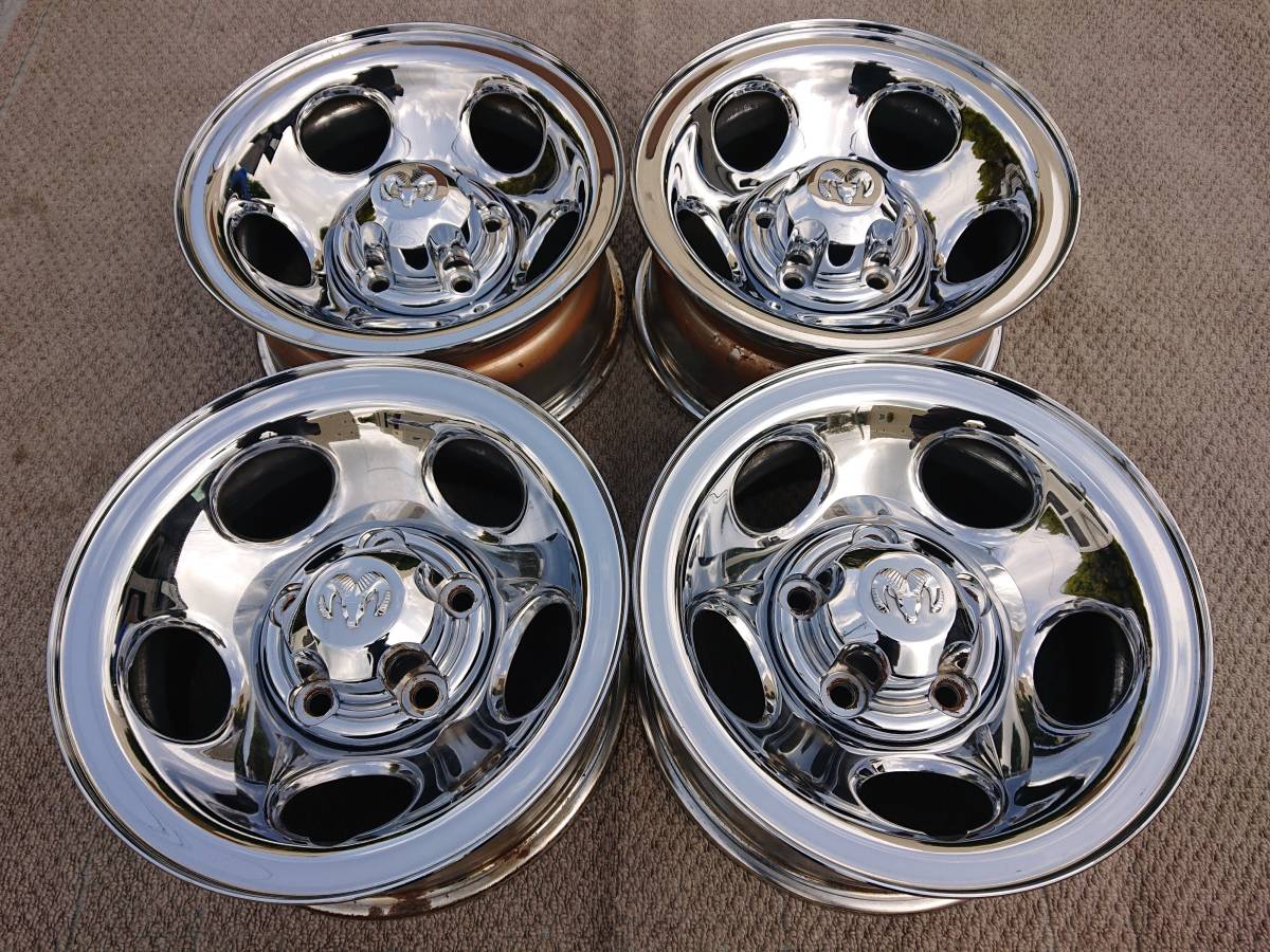 Yahoo!オークション - 純正 ダッジ ラム バン クロームメッキ 15インチ