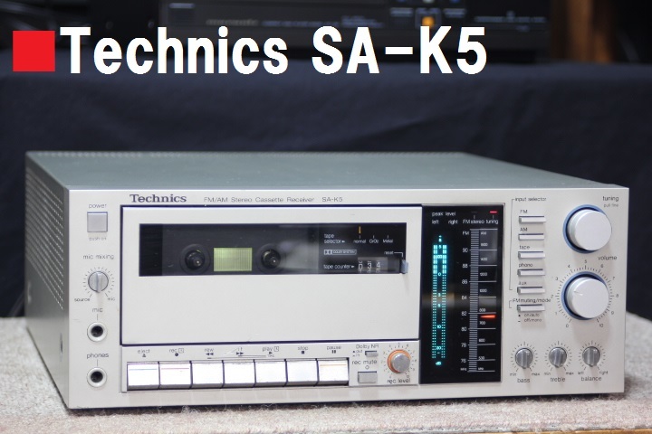 Yahoo!オークション - 美品 Technics SA-K5 カセットレシーバー テク