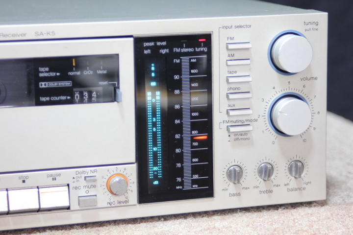 Yahoo!オークション - 美品 Technics SA-K5 カセットレシーバー テク