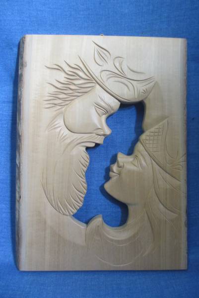 Yahoo!オークション - 木彫り アイヌ 壁飾り 壁掛け レリーフ