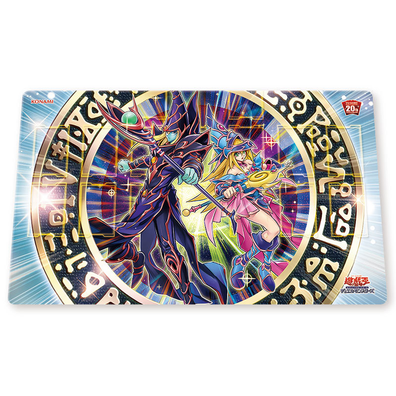 遊戯王プレイマット― ブラックマジシャン ブラックマジシャンガール 高