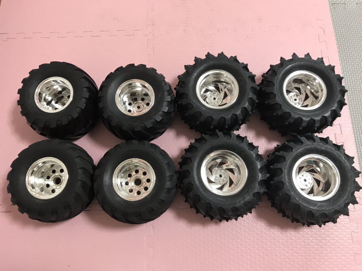Yahoo!オークション - 送料無料 タミヤ ビッグタイヤ ホイール セット