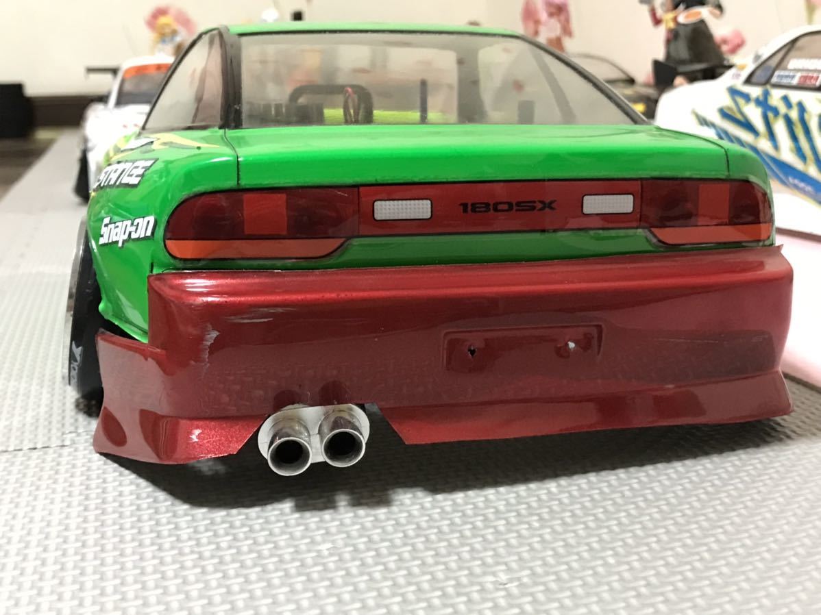 送料無料 1/10 日産 180SX BNスポーツ ドリフト ラジコン ボディ
