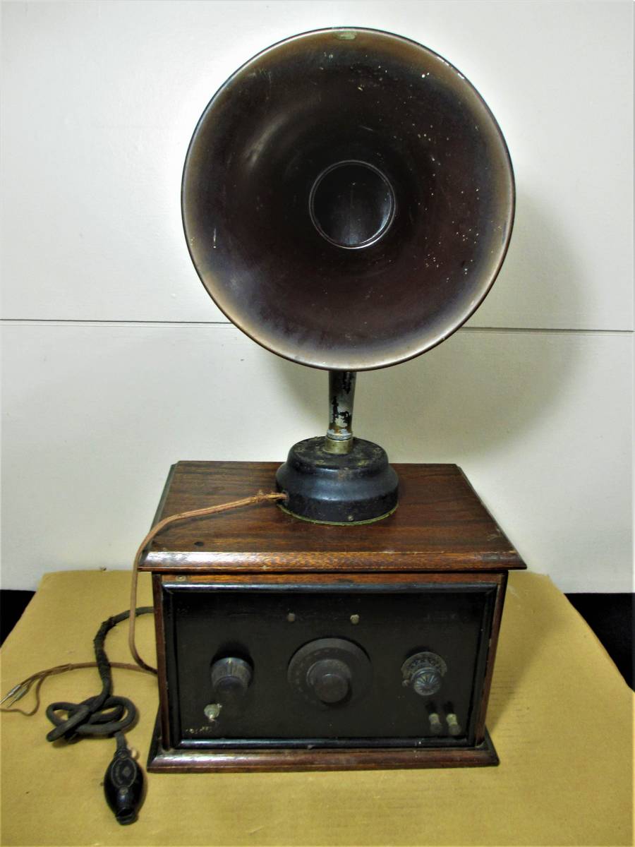 Yahoo!オークション - 昔の真空管 ラッパラジオ ジャンク アンティーク