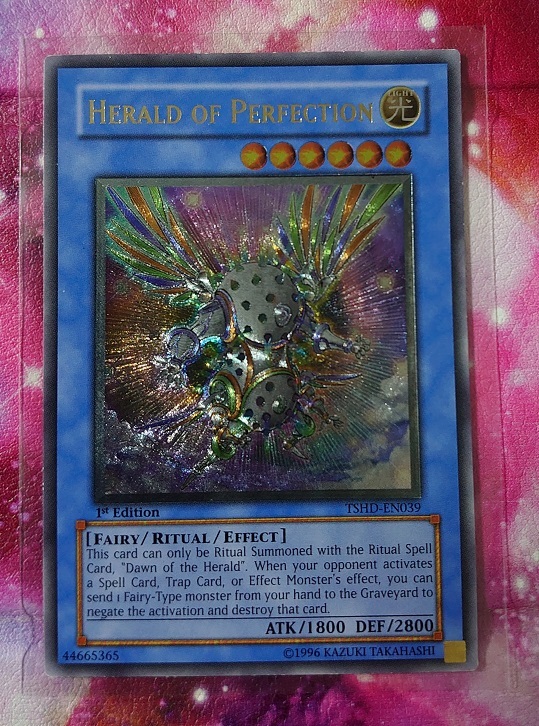 遊戯王 英語版 1st TSHD-EN039 神光の宣告者 レリーフレア レリ 海外版