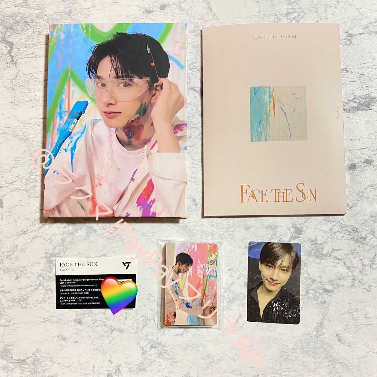 ラントレ有ジュン】carat盤 seventeen FACE THE SUN｜Yahoo!フリマ（旧