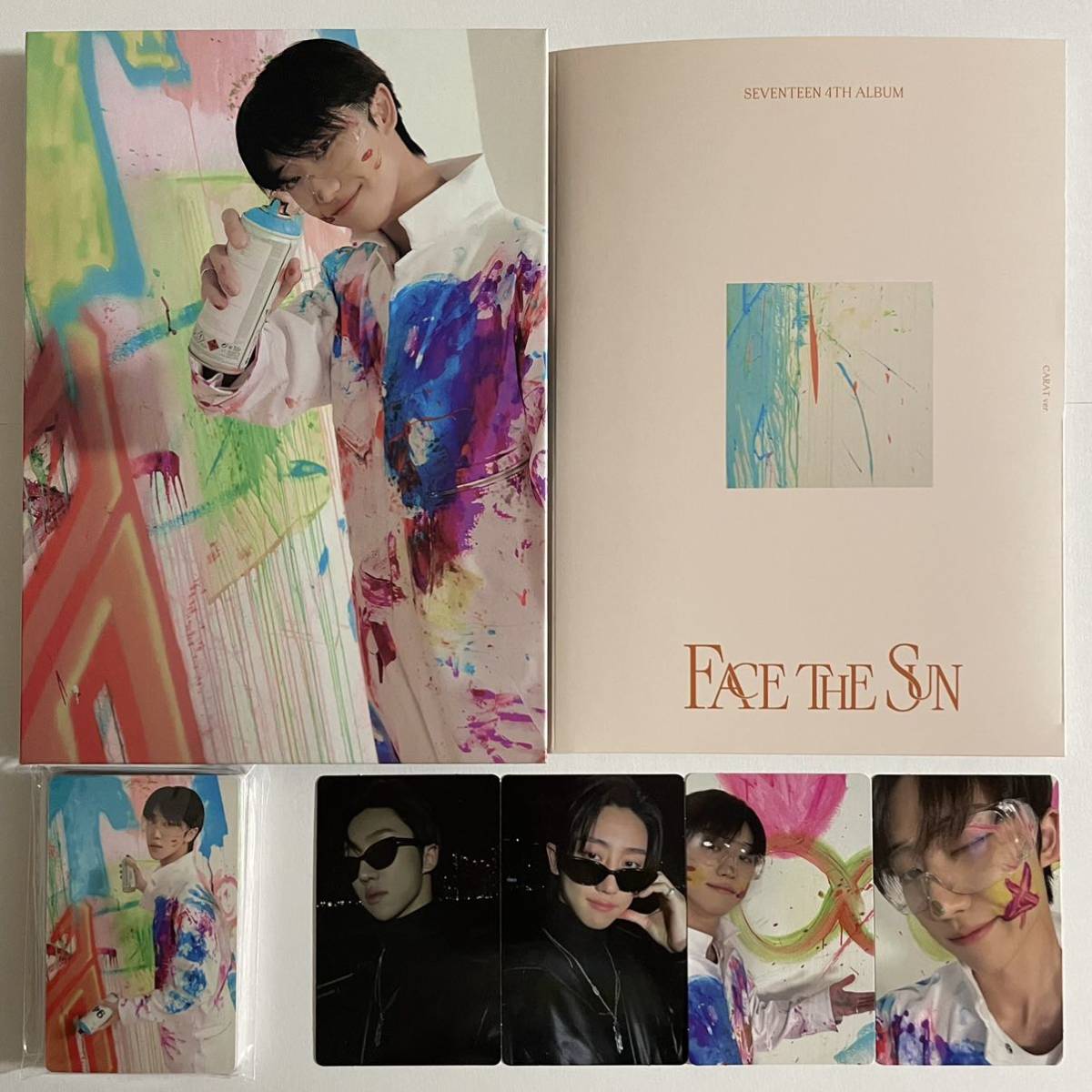 SEVENTEEN THE8 ミンハオ FACE THE SUN カラット盤 バインダー トレカ