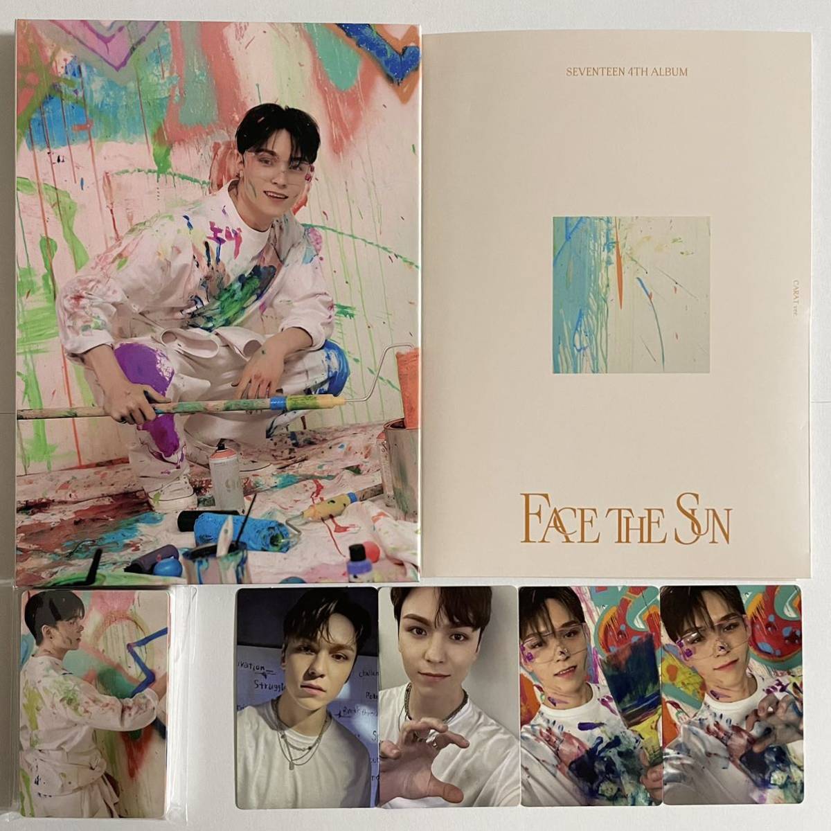 SEVENTEEN バーノン FACE THE SUN カラット盤 バインダー トレカ 28枚