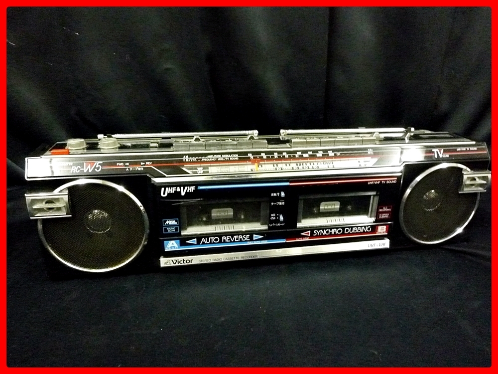 Yahoo!オークション - Victor/ビクター ラジカセ RC-W5 ジャンク