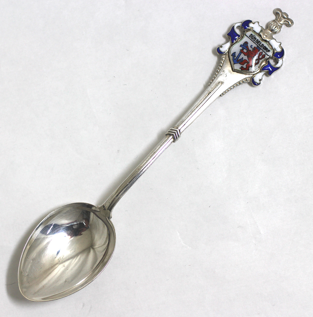 Dusseldorf Silver 800】ドイツ製 銀スプーン 6本セット シルバー