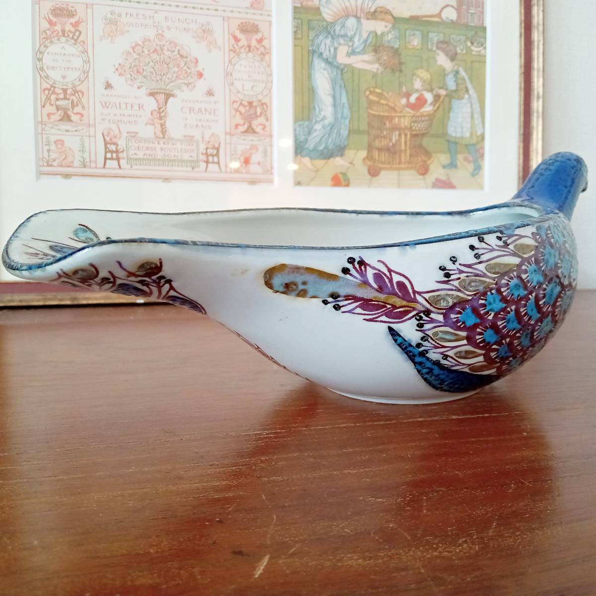 激レア 】ロイヤルコペンハーゲン テネラ シリーズ 孔雀 鳥 ソース