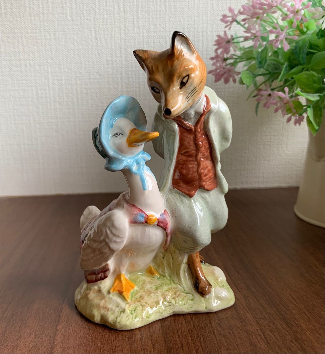 ピーターラビット ジマイマときつねの紳士 ロイヤルアルバート