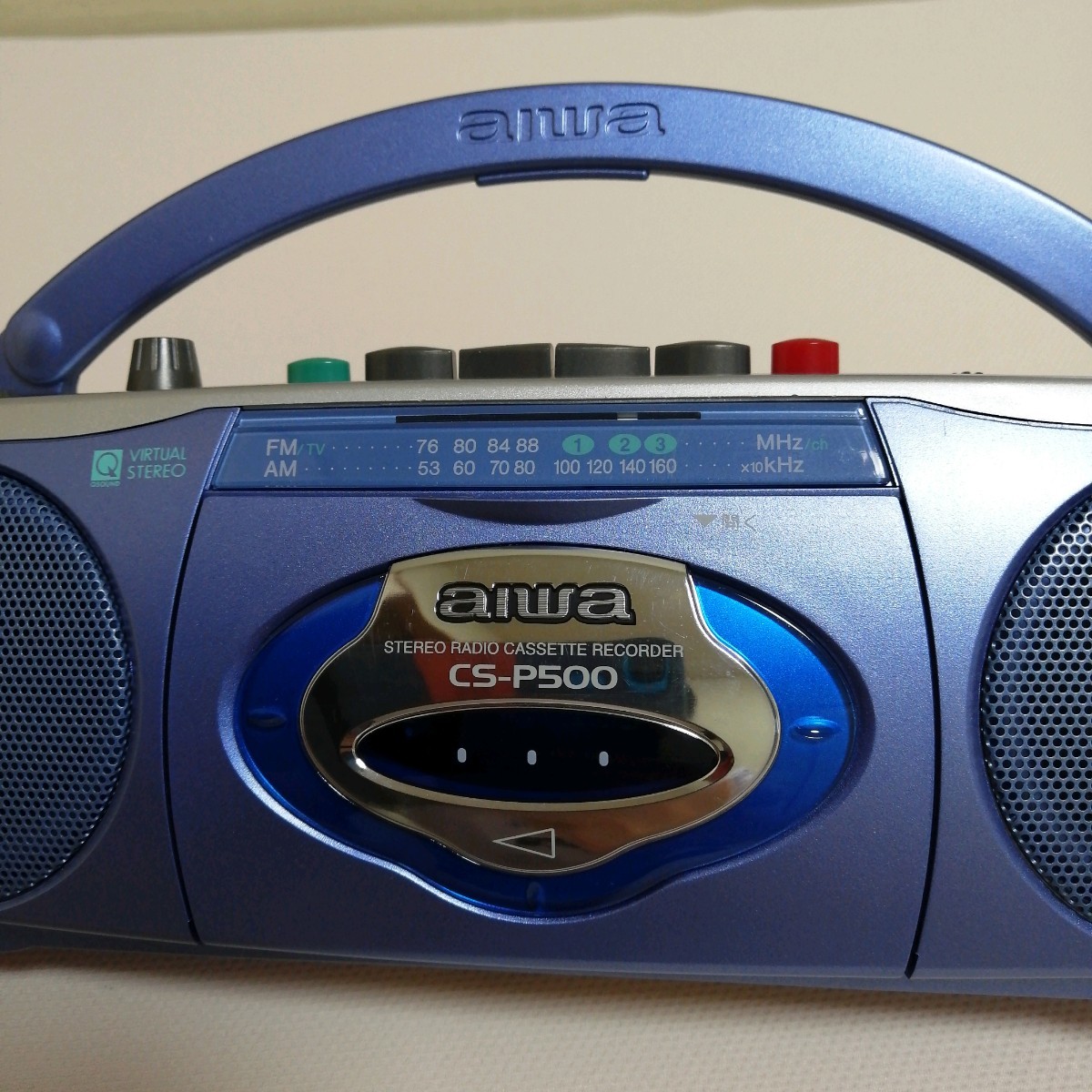 アイワ AIWA ラジカセ ブルー コンパクト レア｜Yahoo!フリマ（旧