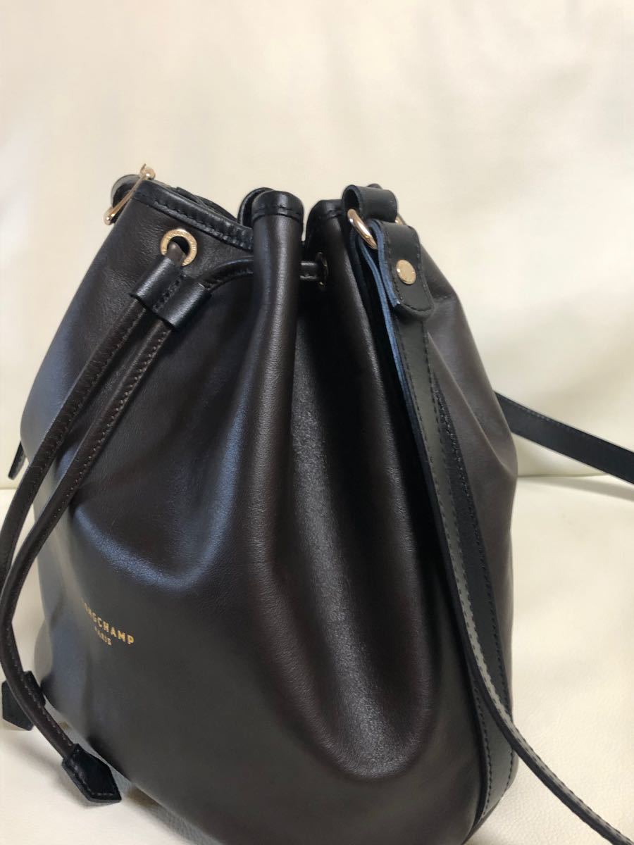 LONGCHAMP ロンシャン レザー巾着バッグ 未使用｜Yahoo!フリマ（旧