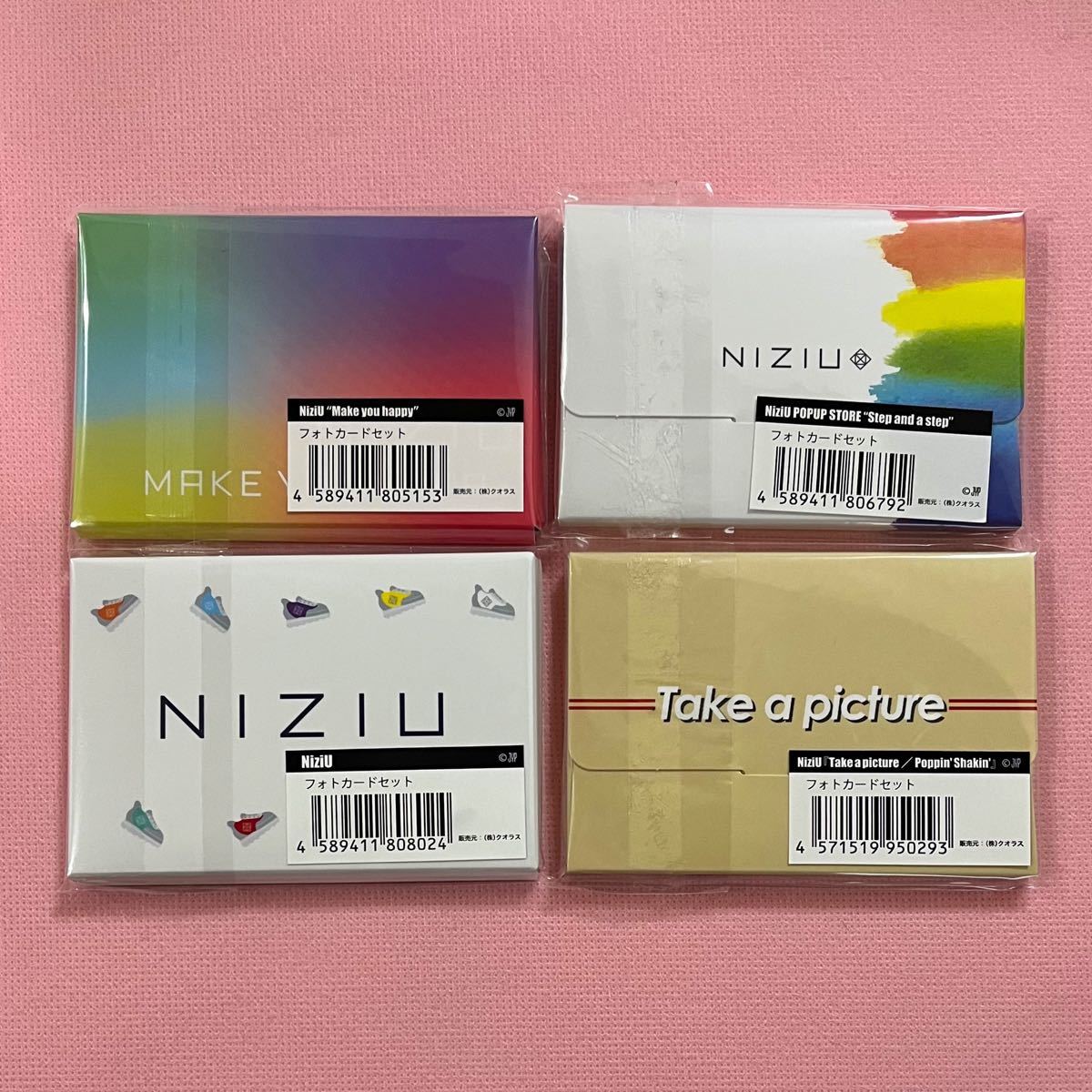 NiziU フォトカードセット（全メンバー9枚入×4種）Make you happy