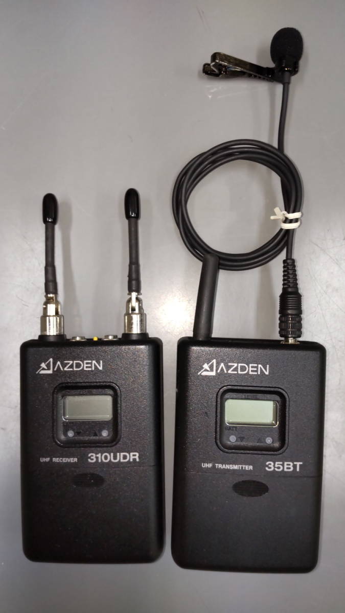 AZDEN アツデン ワイヤレスマイクシステム 50UPR 50BT セット AZDEN